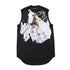 JULIUS 868CPM2 Black / Stan Graphic Sleeve Less Tops